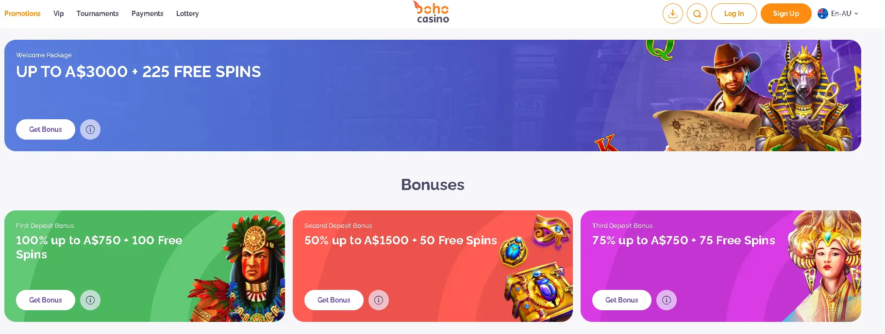 Experience the magic of Boho casino bonuses